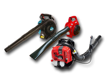 Image showing Makita and Shindaiwa blowers